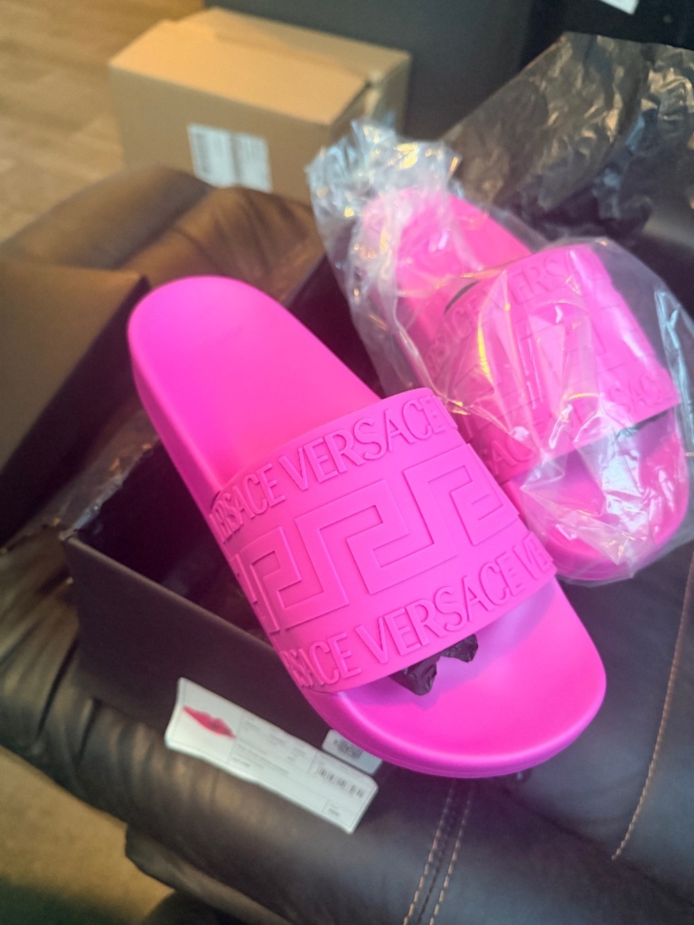 Versace slides